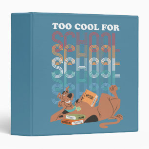 Classeur Scooby Doo Trop Cool Pour L'École