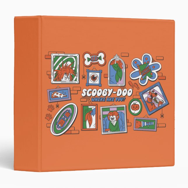 Classeur Scooby-Doo Wall of Halloween Picture Frames (Devant/Côté)