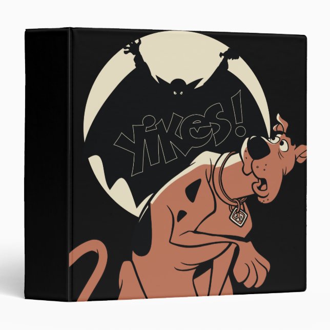 Classeur Scooby-Doo "Yikes !" Ombre vampire (Devant/Côté)