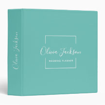 Script minimaliste moderne Turquoise