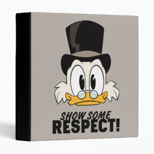 Classeur Scrooge McDuck Montrez Un Peu De Respect !