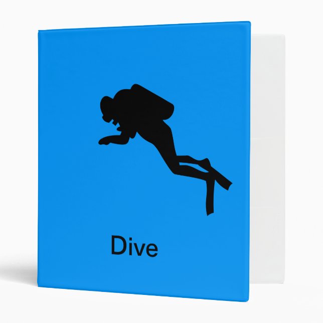 Classeur - Scuba Diver (Devant/intérieur)