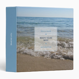 Classeur Sea & Sand Beach Waves House Information de la cli