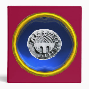 Classeur SEAL TAU OF THE KNIGHTS TEMPLAR gem bleu rouge