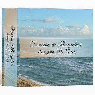 Classeur Seascape Beach Mariage Océan Bleu