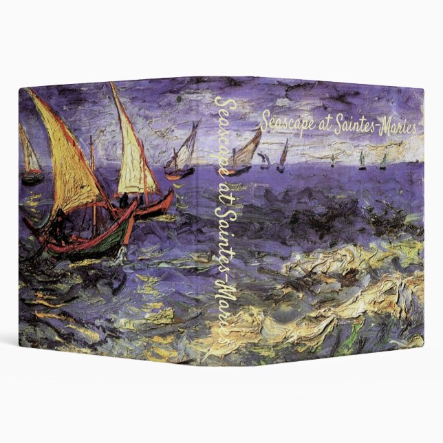 Classeur Seasons à Saintes Maries par Vincent van Gogh (Arrière-plan)