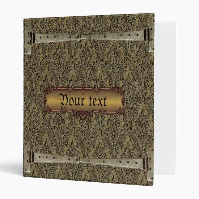 Classeur Secret 3 anneaux (Devant/intérieur)