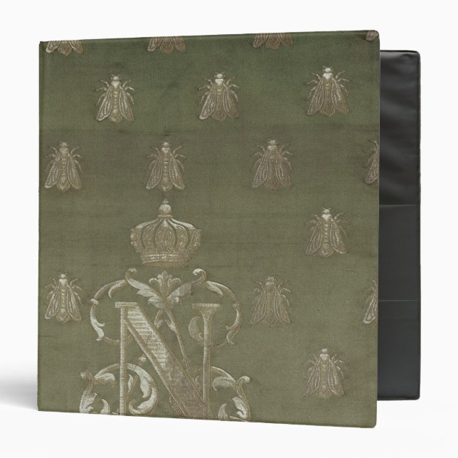 Classeur Section de vert et de damassé d'or (Devant/Intérieur)