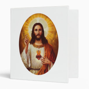 Classeur Seigneur Jésus-Christ et le coeur sacré