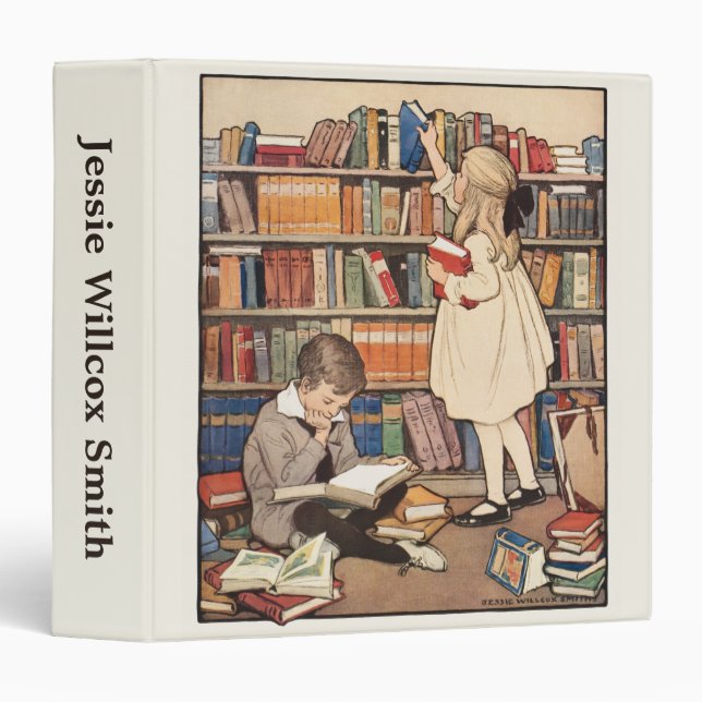 Classeur Semaine du livre pour enfants par Jessie Willcox S (Devant/Côté)