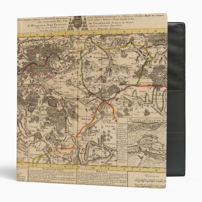 Classeur Senlis France (Devant/Intérieur)