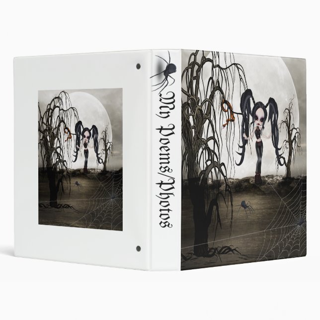 Classeur Sepia Goth Girl (Arrière-plan)