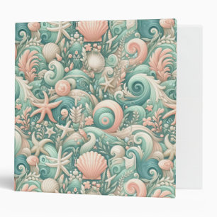 Classeur Serene Seashore Fils : Pastel Ocean Whispers