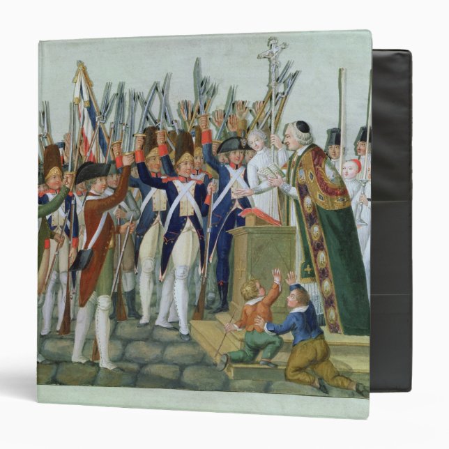 Classeur Serment des secteurs, février 1790 (Devant/Intérieur)