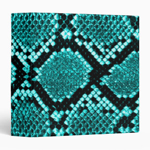 Classeur Serpent à sonnette à sonnette de diamant Aqua