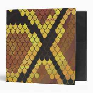 Classeur Serpent Brown et impression or