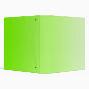 Classeur SEULEMENT gradients de COULEUR - vert de néon