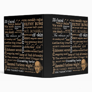 Classeur Shakespeare insulte la collection