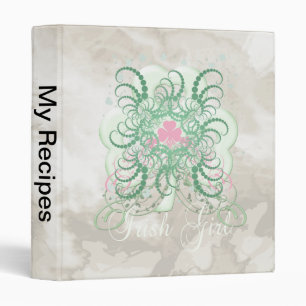 Classeur Shamrock rose irlandais