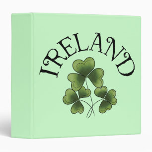 Classeur Shamrocks de l'Irlande