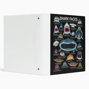 Classeur Shark faces Which Face Do You Want To Encounter