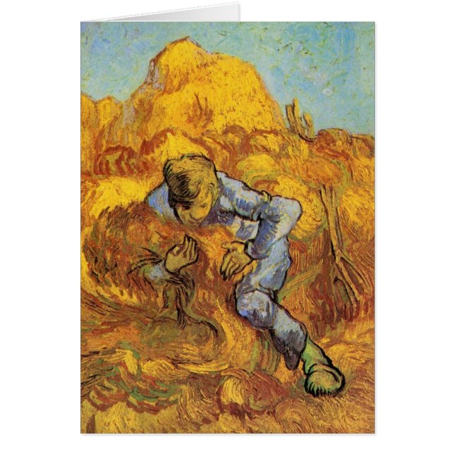 Classeur Sheaf (après Millet) par Vincent van Gogh (Devant)