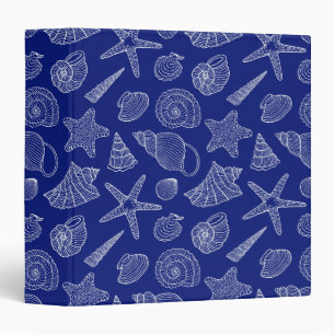 Classeur Shell bleu lumineux modèlent