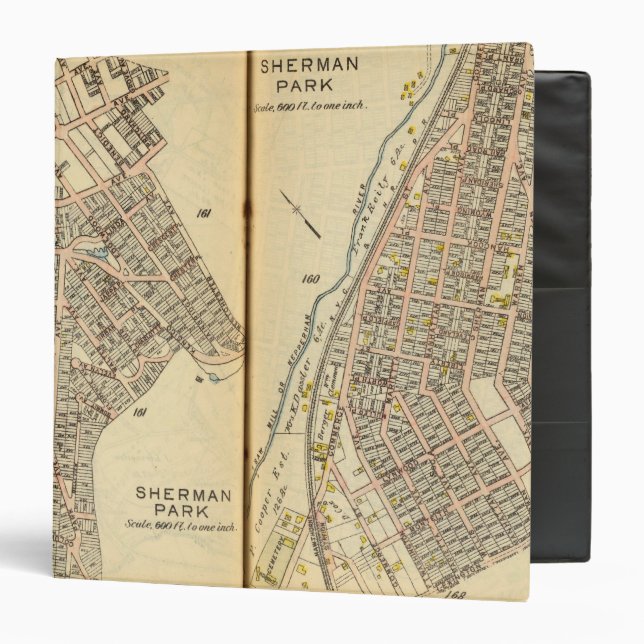 Classeur Sherman Park, New York (Devant/Intérieur)