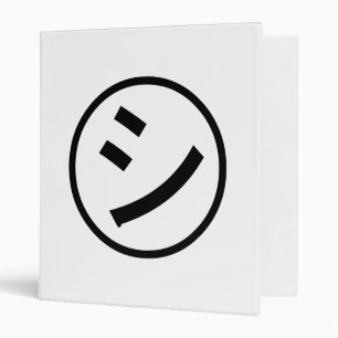 Classeur ㋛ Shi Kana Katakana Smiling Emoji / Emoticon