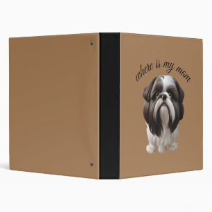 Classeur Shih Tzu - Où Est Ma Mère