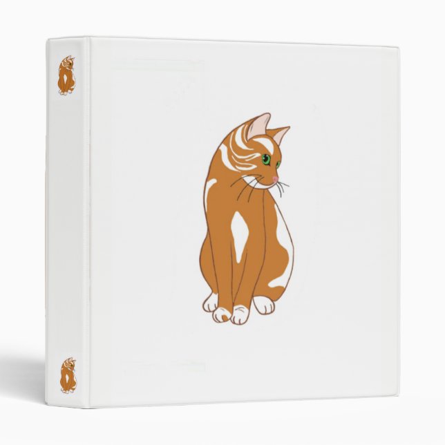 Classeur Shumba le chat (Devant/Côté)