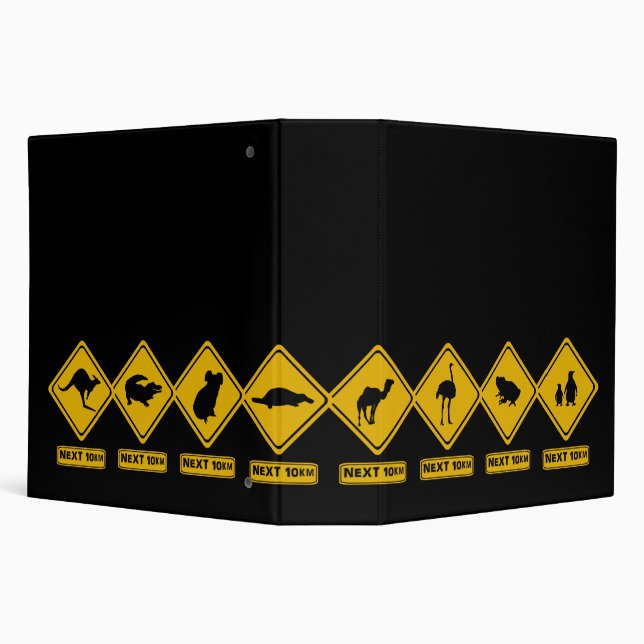 Classeur signalisation routière australienne (Arrière-plan)