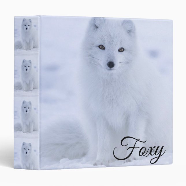Classeur signature Avery White Fox (Devant/Côté)