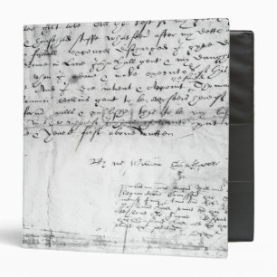 Classeur Signature de William Shakespeare, 1616