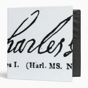 Classeur Signature du Roi Charles I