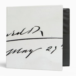 Classeur Signature du Roi Edouard VII, le 29 mai 1906