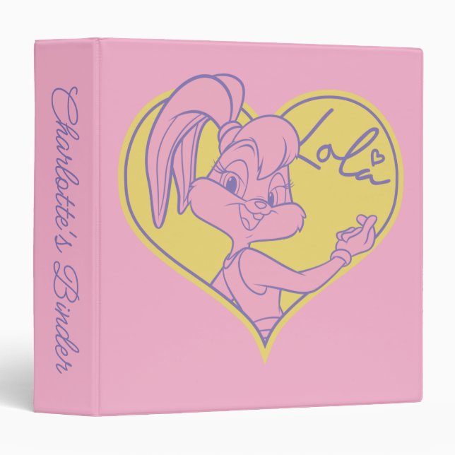 Classeur Signature Lola Heart (Devant/Côté)