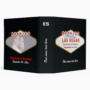 Classeur signe de destination de mariage Las Vegas photo cl