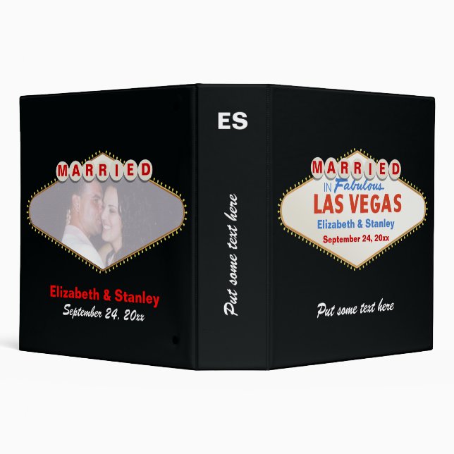 Classeur signe de destination de mariage Las Vegas photo cl (Arrière-plan)