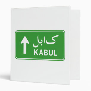 Classeur SIGNE DE LA ROUTE DE Kaboul EN Afghanistan
