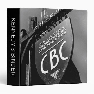 Classeur Signe de la rue Jarvis de CBC (années 1940)