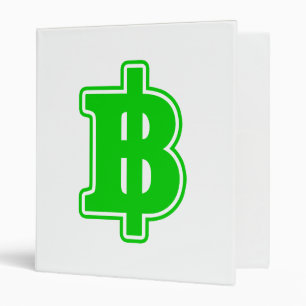 Classeur SIGNE VERT BAHT ฿ devises thaïlandaises ฿