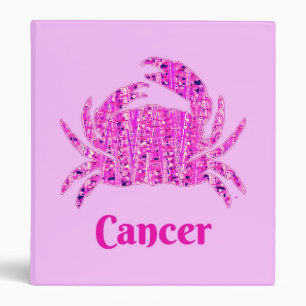 Classeur Signe zodiaque pour le cancer dans le marron et le
