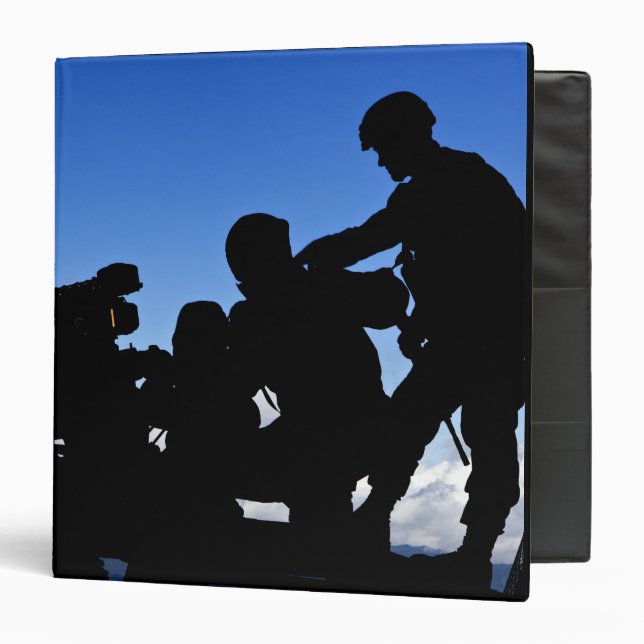 Classeur Silhouette des soldats (Devant/Intérieur)