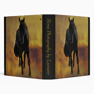 Classeur Silhouette du cheval noir