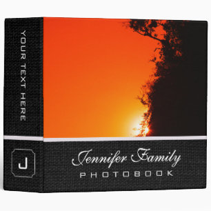 Classeur Silhouette Sunset Family Photo Books