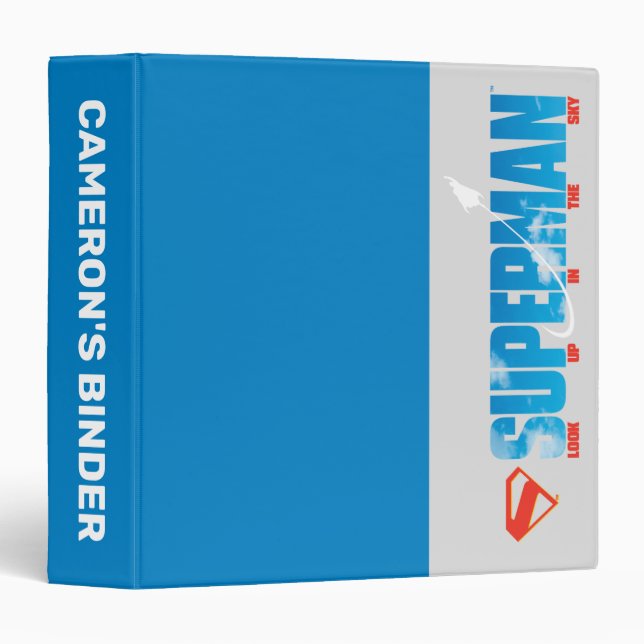 Classeur Silhouette Superman Skybound (Devant/Côté)