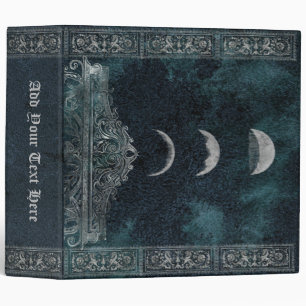 Classeur Silver Moon Phase Wicca Spellbook of Shadows