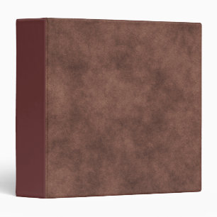 Classeur Simili cuir dans brun chocolat
