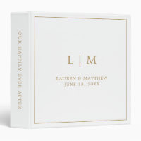 Simple Antique Or Monogramme Mariage élégant